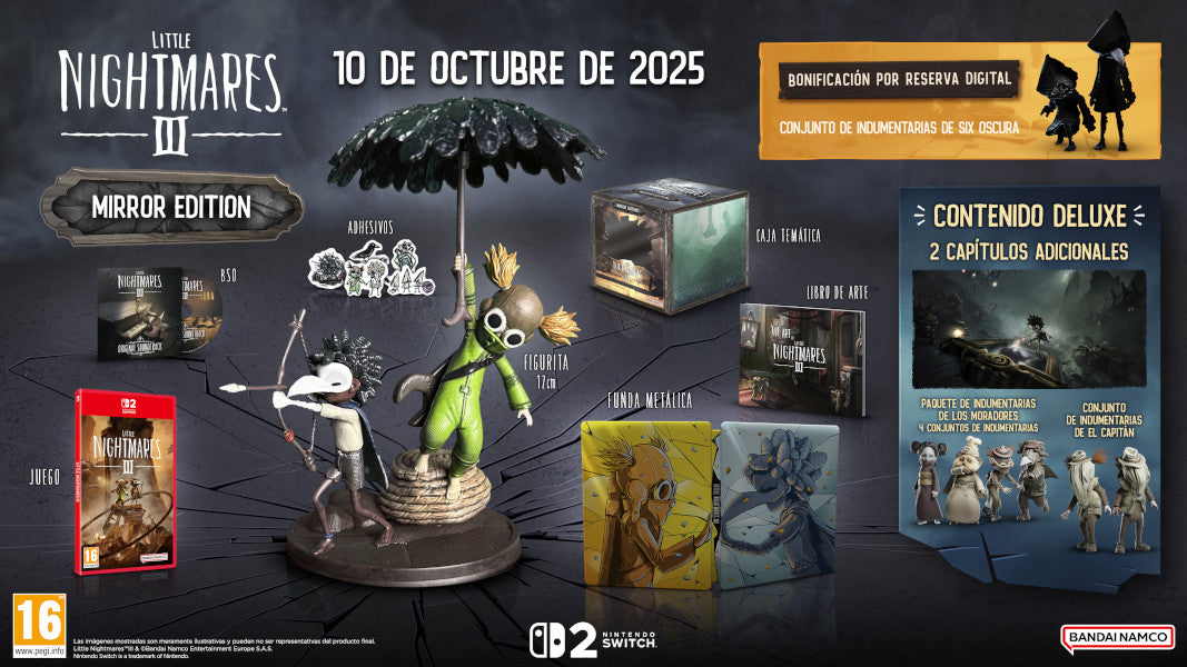 Little Nightmares Iii Mirror Edition (game- Key Card)