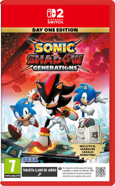Sonic X Shadows Generations Day One Edition (game-key Card)