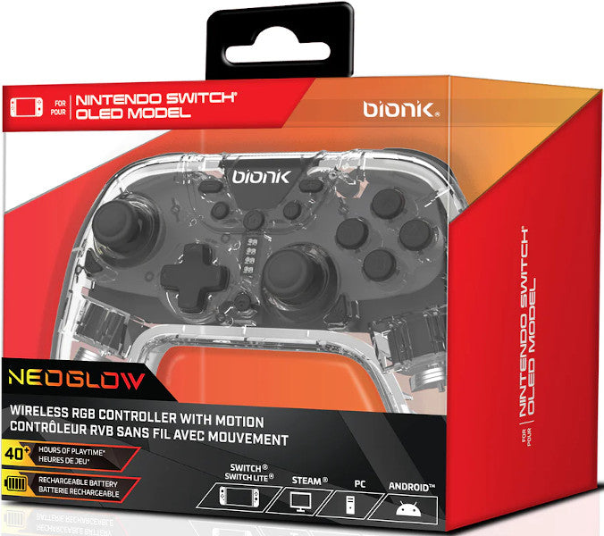 Mando Bionik Neoglow Wireless Rgb Controller With Motion (oled/steam/pc/android)
