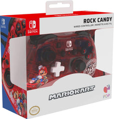 Mando Pdp Rock Candy Mario Kart Wired Controller ( Switch 2 / Lite / Oled )
