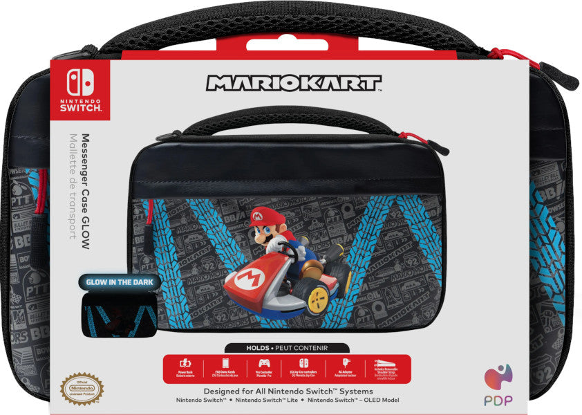 Funda Pdp Messenger Case Mario Kart (glow In The Dark) ( Switch 2 )