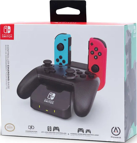 Estación de carga Power A Charging Base For Joy-con & Pro Controller