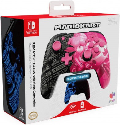 Mando Pdp Rematch Glow Wireless Controller Mario Kart Grand Prix Peach ( Switch 2 )