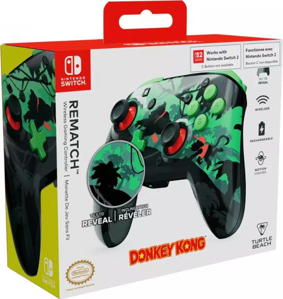 Mando Turtle Beach Rematch Wireless Controller Donkey Kong Reveal (switch 2)
