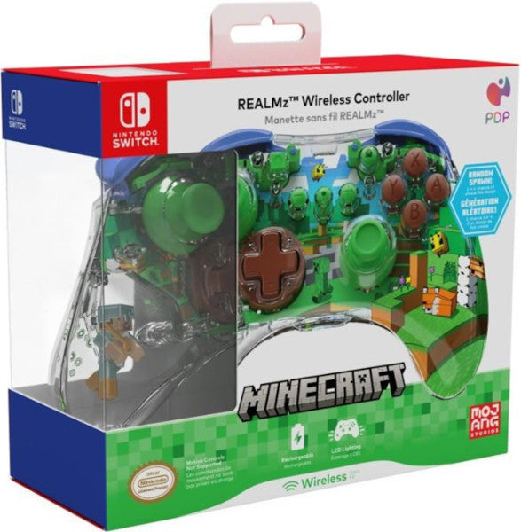Accesorio Pdp Realmz Wireless Controller Minecraft ( Switch 2 )