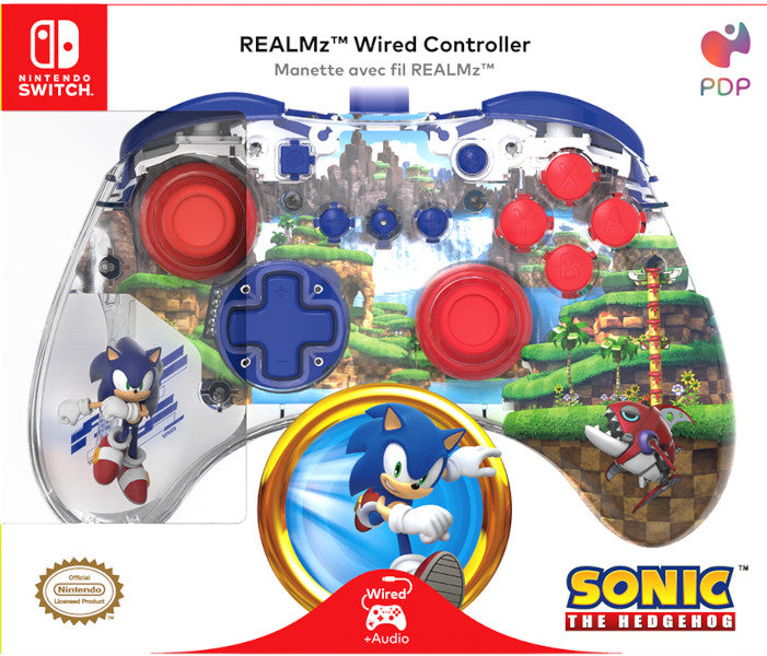 Mando Pdp Realmz Wired Controller Sonic The Hedgehog (switch 2)