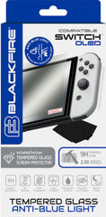 Protector de pantalla Blackfire Tempered Glass Antibluelight 9h (switch/oled)