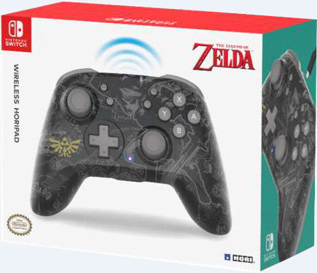 Mando Horipad Wireless Edicion The Legend Of Zelda (negro) Nsw-479u (switch/oled)