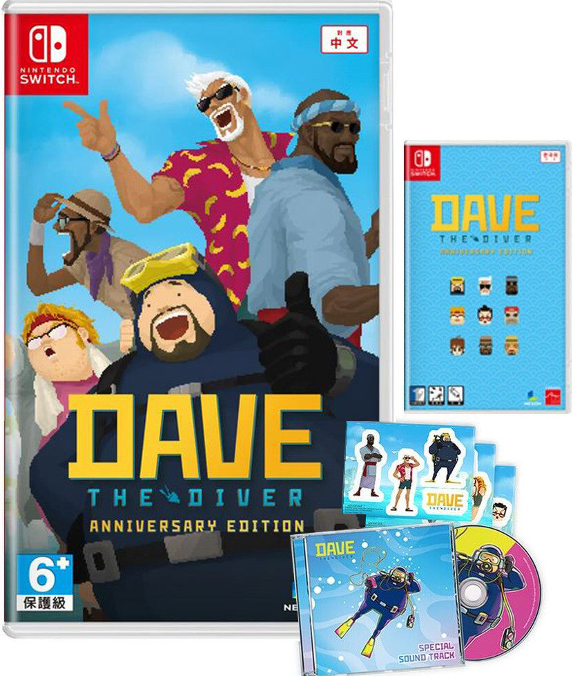 Dave The Diver: Anniversary Edition + Bso (imp Asia) Nintendo Switch