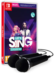 Let's Sing 2023 (incluye Canciones En Espaol) + 2 Microfonos Nintendo Switch