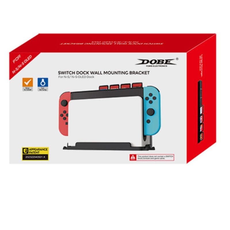 Soporte de pared para Nintendo Switch/OLED Dobe TNS-3118 Negro - Accesorio Gamepad