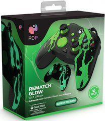 XBOX SERIES X Pdp Wired Controller Rematch Glow Jolt Green (xbone) (glow In The Dark)