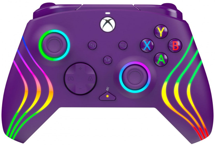 XBOX SERIES X Pdp Afterglow Wave Wired Controller Purple (purpura) + Game Pass 1 Mes (xbone)