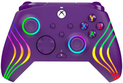 XBOX SERIES X Pdp Afterglow Wave Wired Controller Purple (purpura) + Game Pass 1 Mes (xbone)